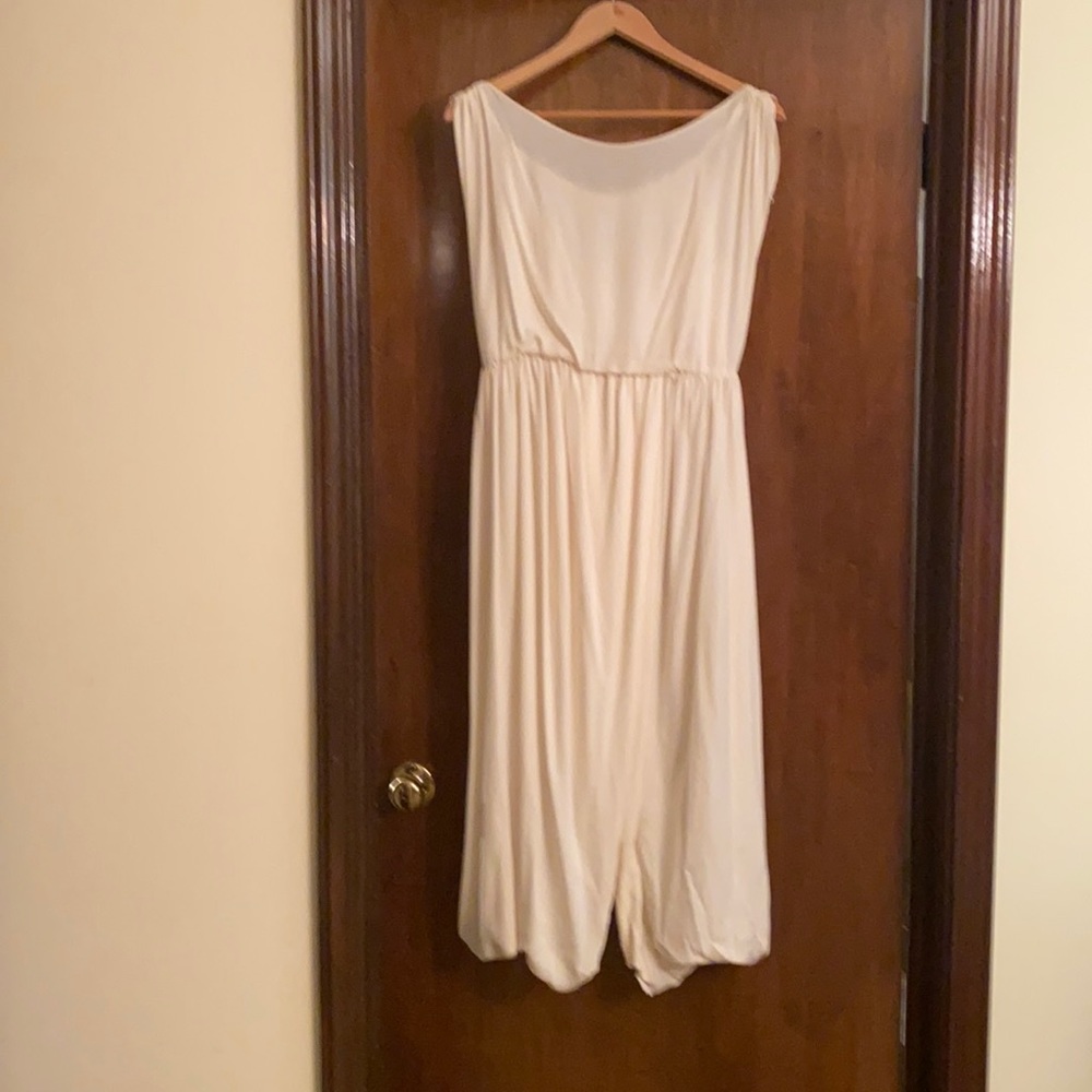 Silk pantaloon 3/4 length romper